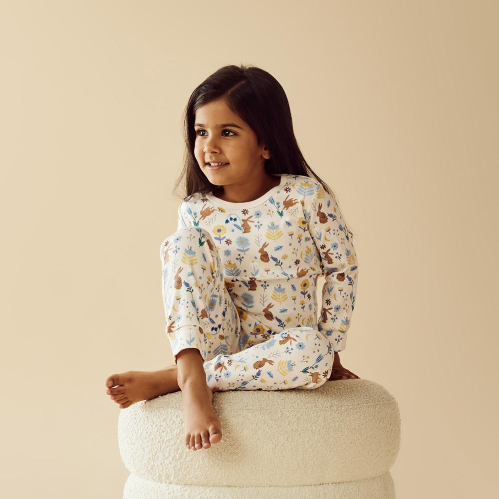 Wilson & Frenchy Organic Long Sleeved Pyjamas - Current Season - Clearance