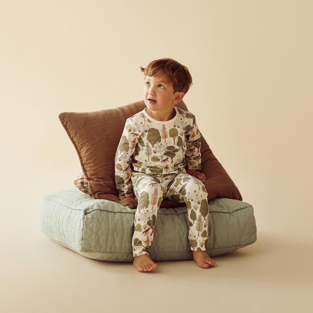 Wilson & Frenchy Organic Long Sleeved Pyjamas - Current Season - Clearance