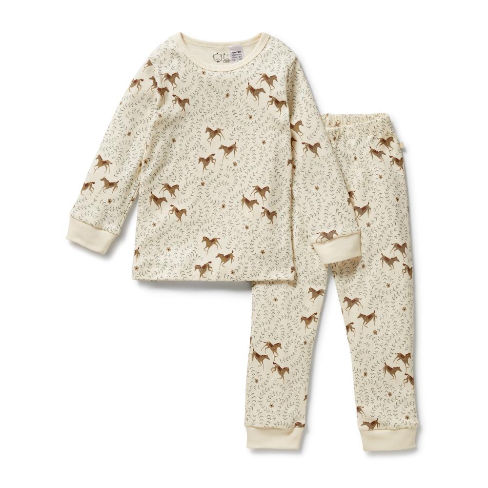 Wilson & Frenchy Organic Long Sleeved Pyjamas - Current Season - Clearance