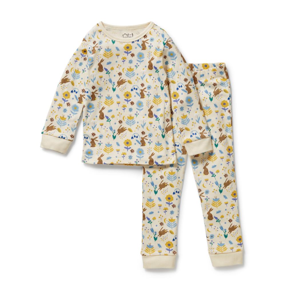 Wilson & Frenchy Organic Long Sleeved Pyjamas - Current Season - Clearance