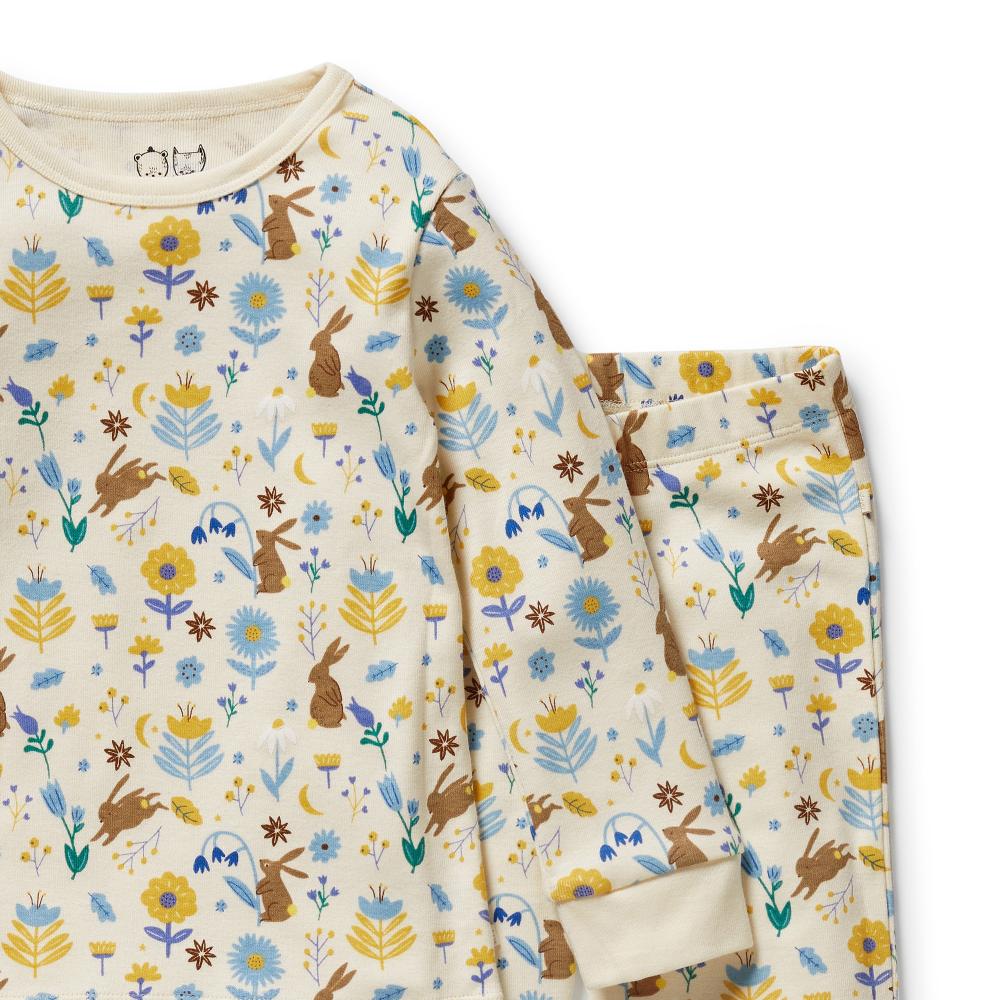 Wilson & Frenchy Organic Long Sleeved Pyjamas - Current Season - Clearance