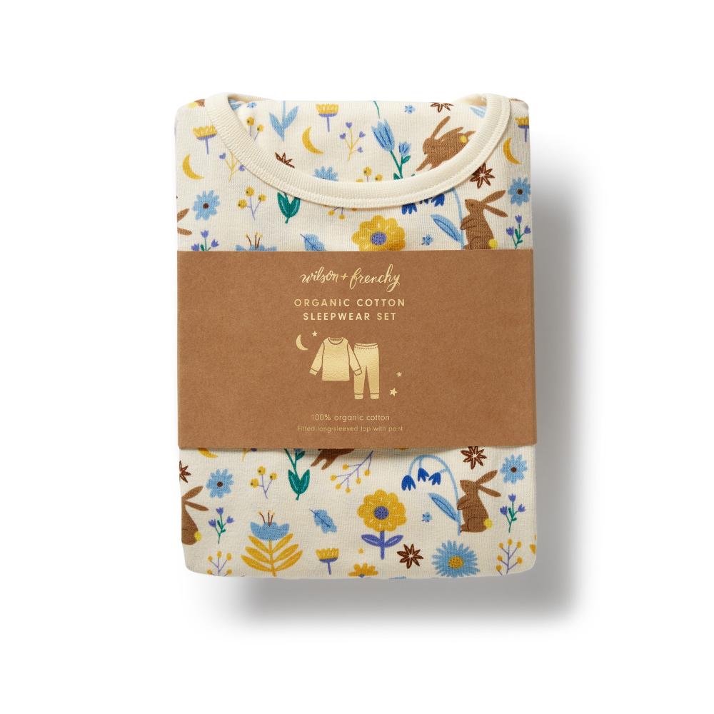 Wilson & Frenchy Organic Long Sleeved Pyjamas - Current Season - Clearance