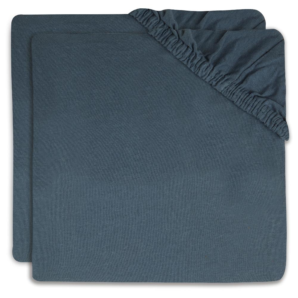 Jollein Fitted Jersey Bassinet Sheet 2pk - 40 x 80cm