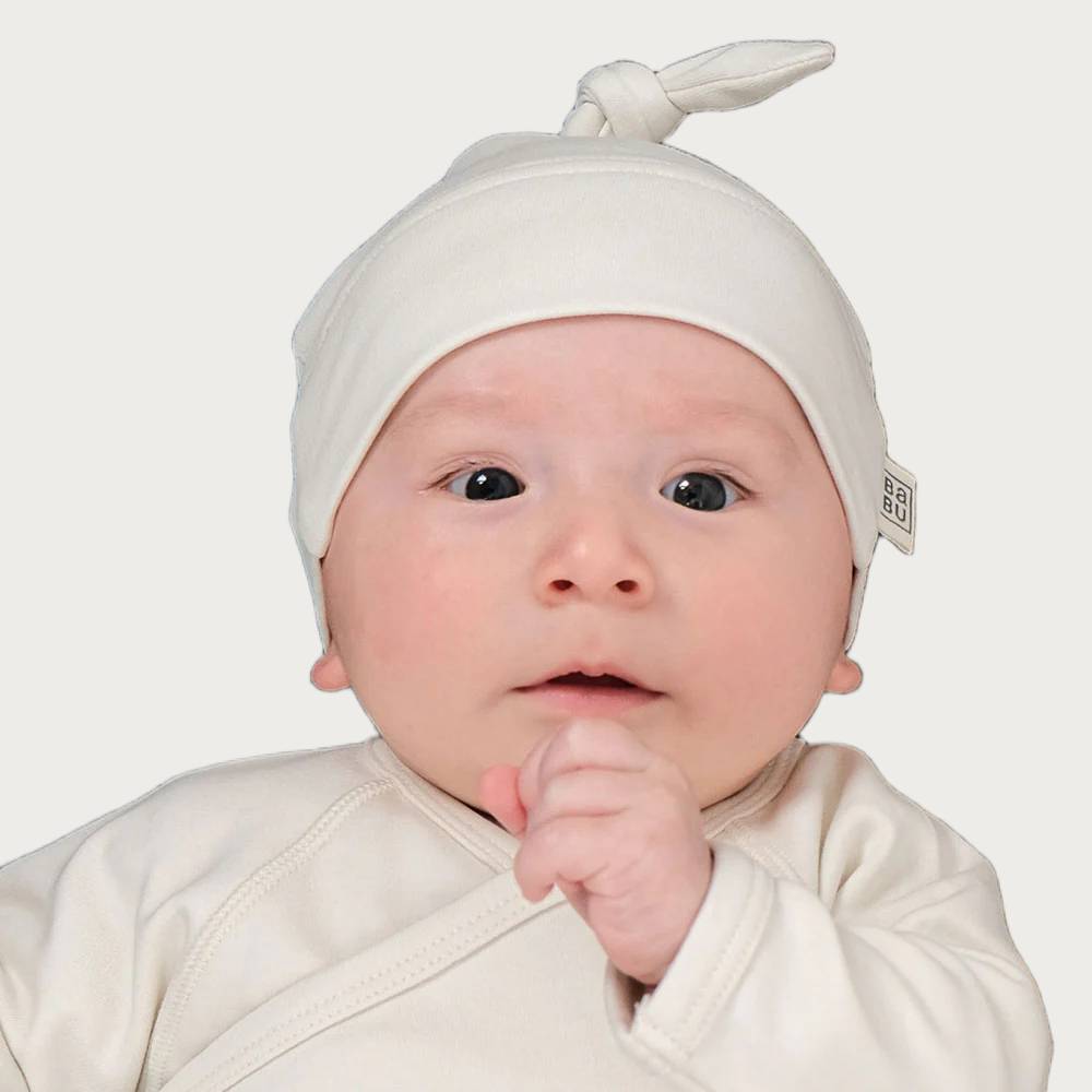 Babu Organic Cotton Knotted Beanie