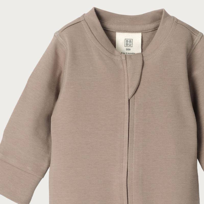Babu Organic Cotton Footless Onesie Zipsuit