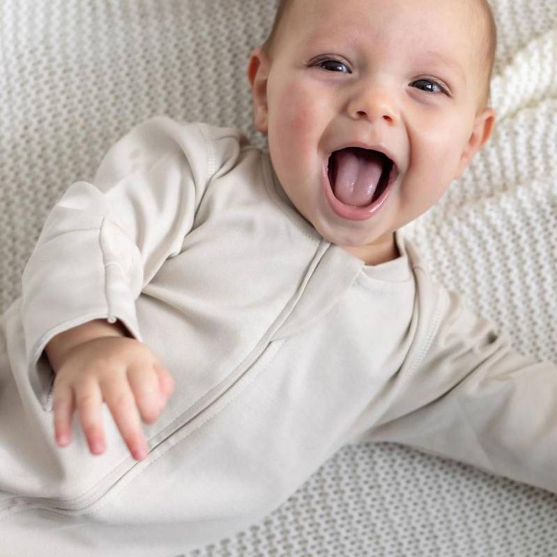 Babu Organic Cotton Footless Onesie Zipsuit