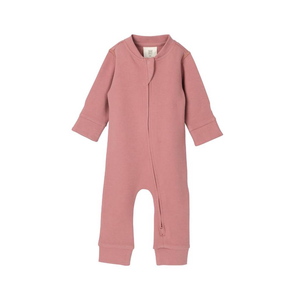 Babu Organic Cotton Footless Onesie Zipsuit - Clearance