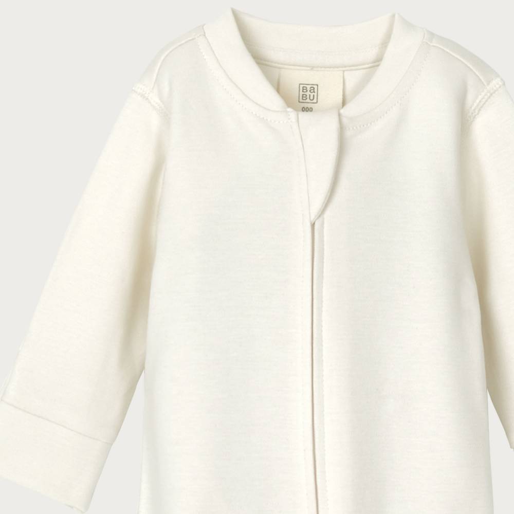 Babu Organic Cotton Footed Onesie Zipsuit
