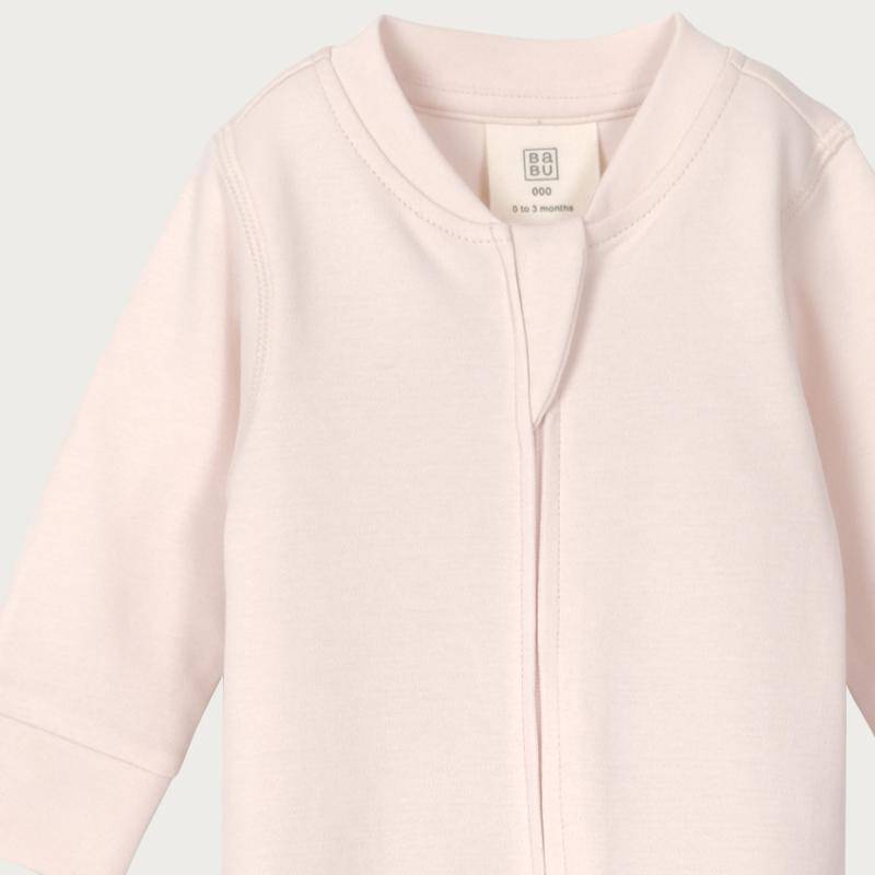 Babu Organic Cotton Footed Onesie Zipsuit