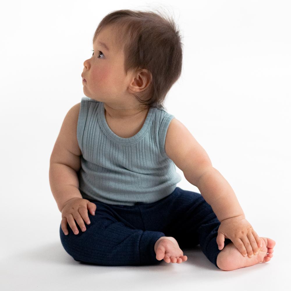 Woolbabe Organice Cotton/Merino Toddler Singletsuit