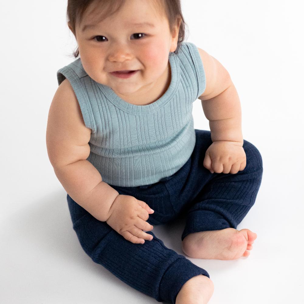 Woolbabe Organice Cotton/Merino Toddler Singletsuit