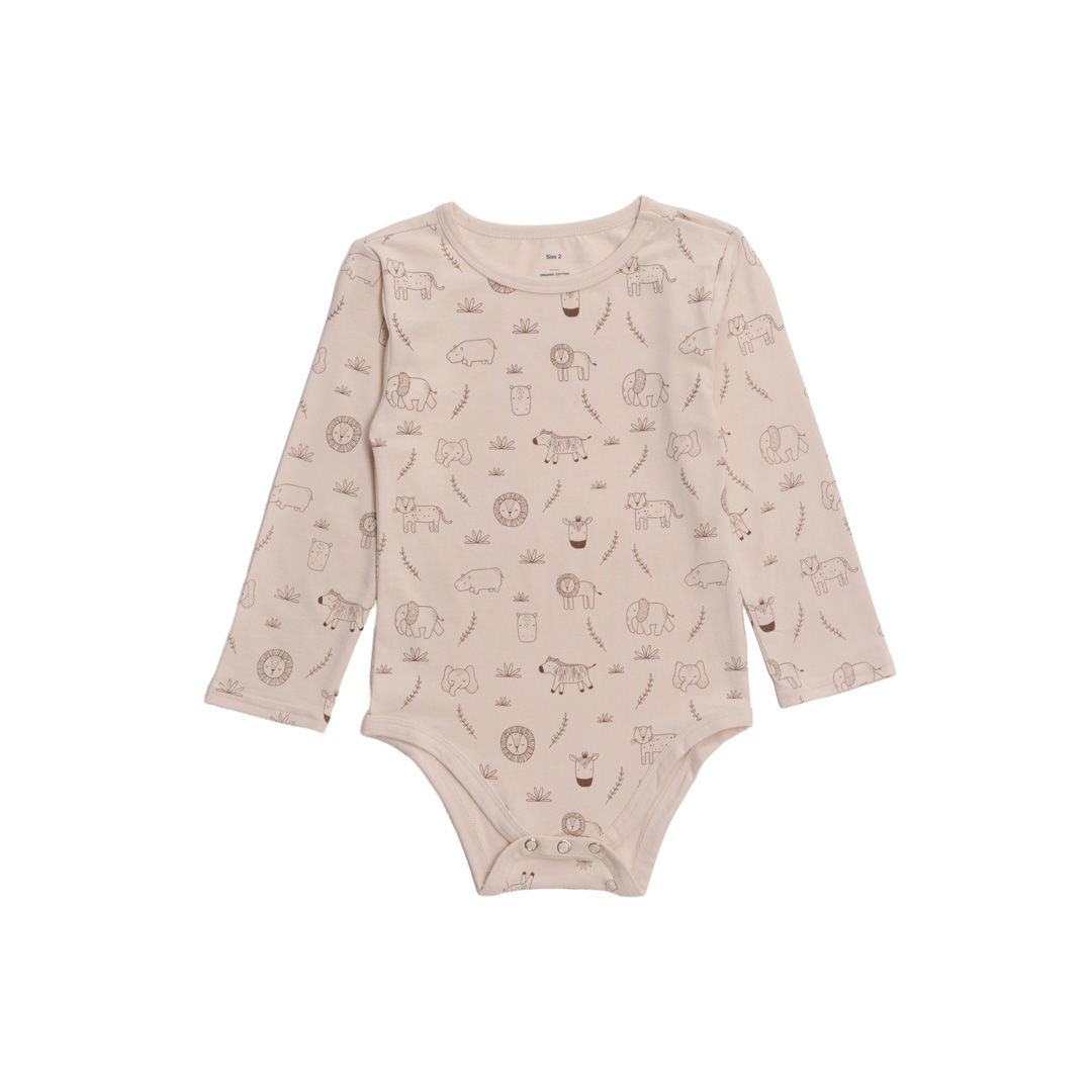 The Sleep Store Organic Cotton Long Sleeve Bodysuit - Clearance