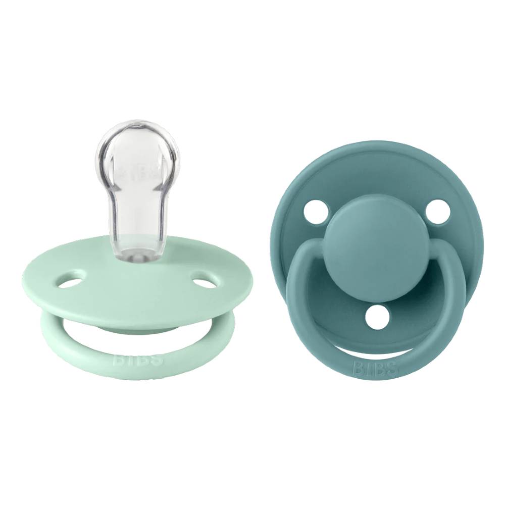 BIBS De Lux Silicone Colour Mix 2pk - Clearance