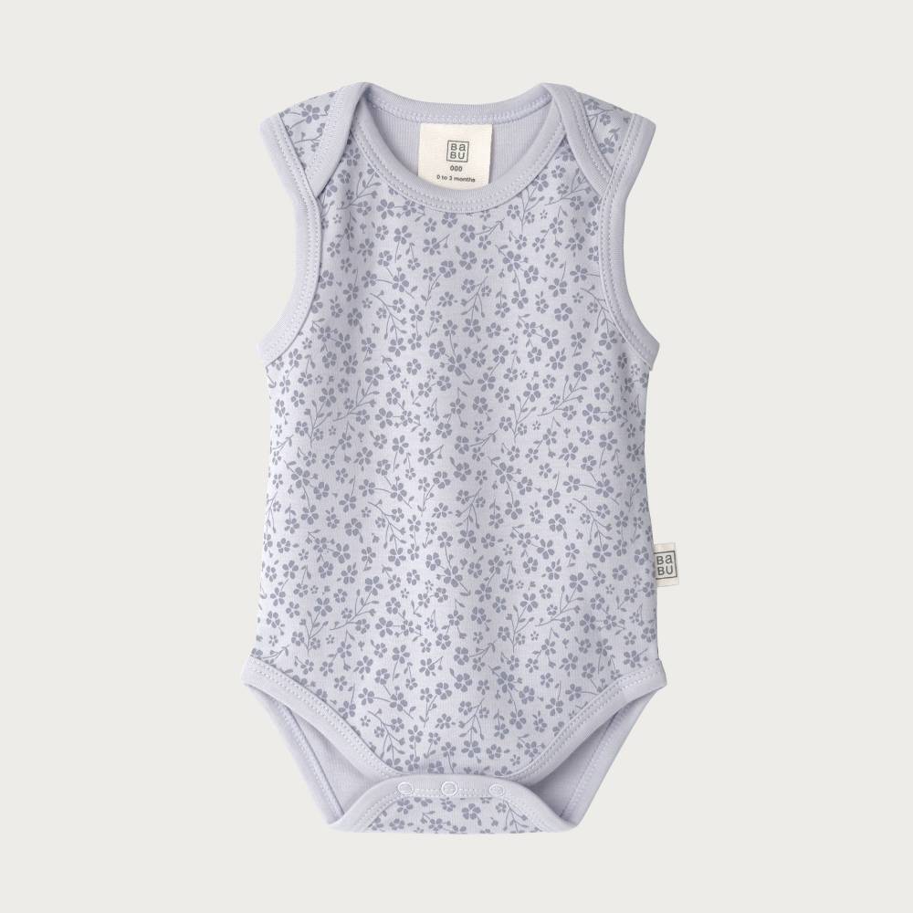 Babu Organic Cotton Singlet Bodysuit - Clearance