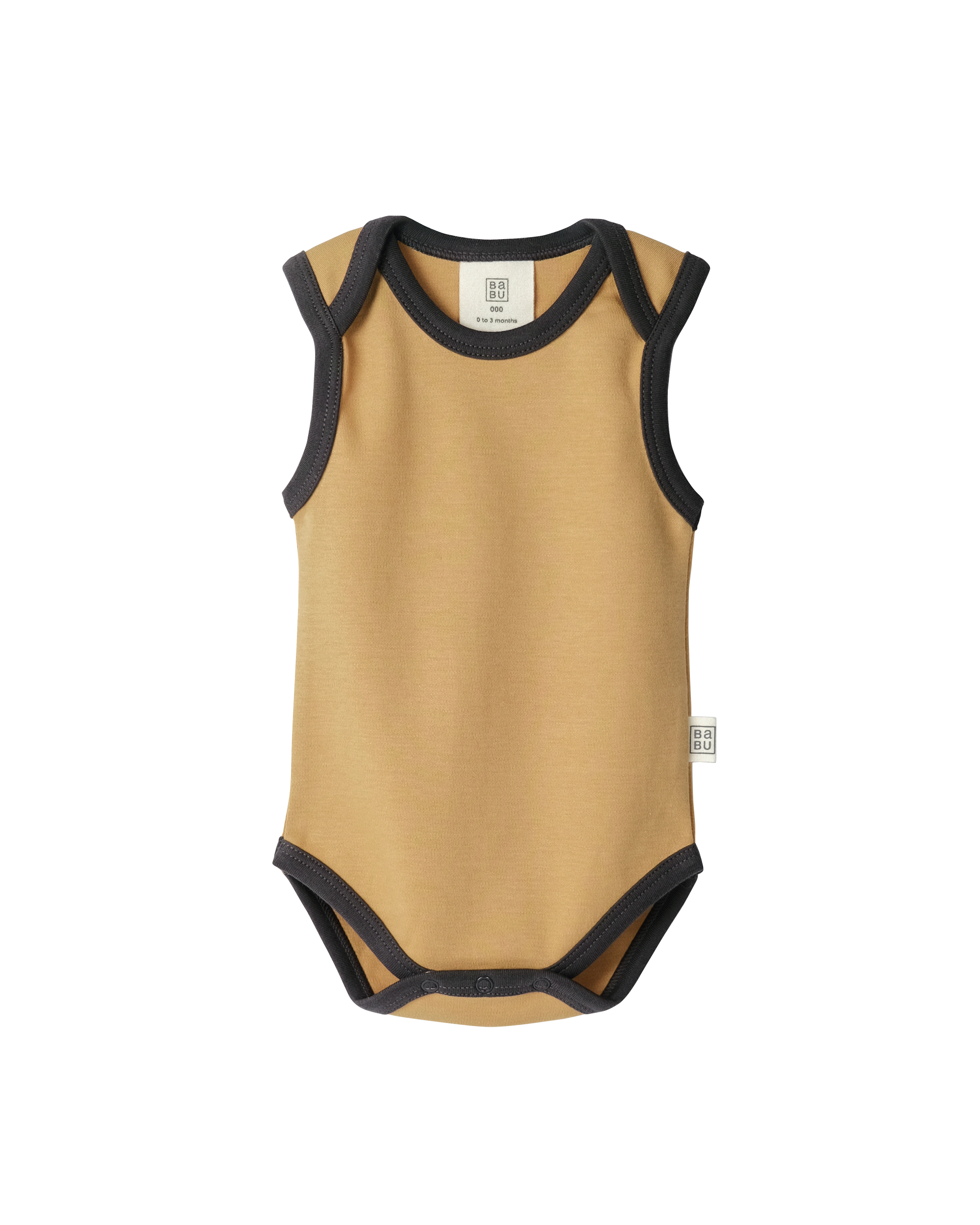 Babu Organic Cotton Singlet Bodysuit - Clearance