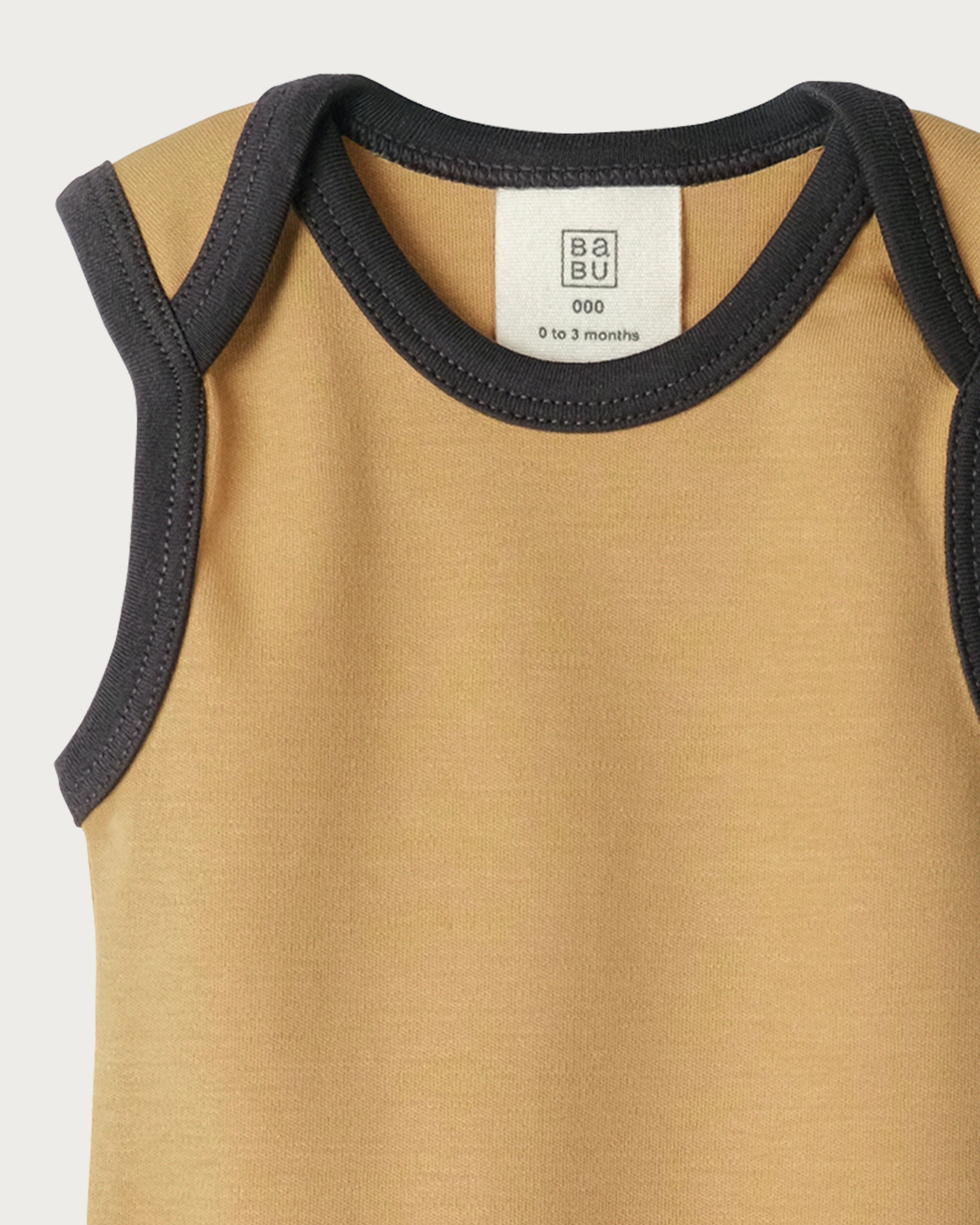 Babu Organic Cotton Singlet Bodysuit - Clearance