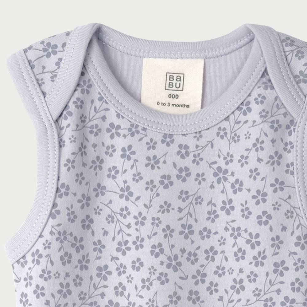 Babu Organic Cotton Singlet Bodysuit - Clearance