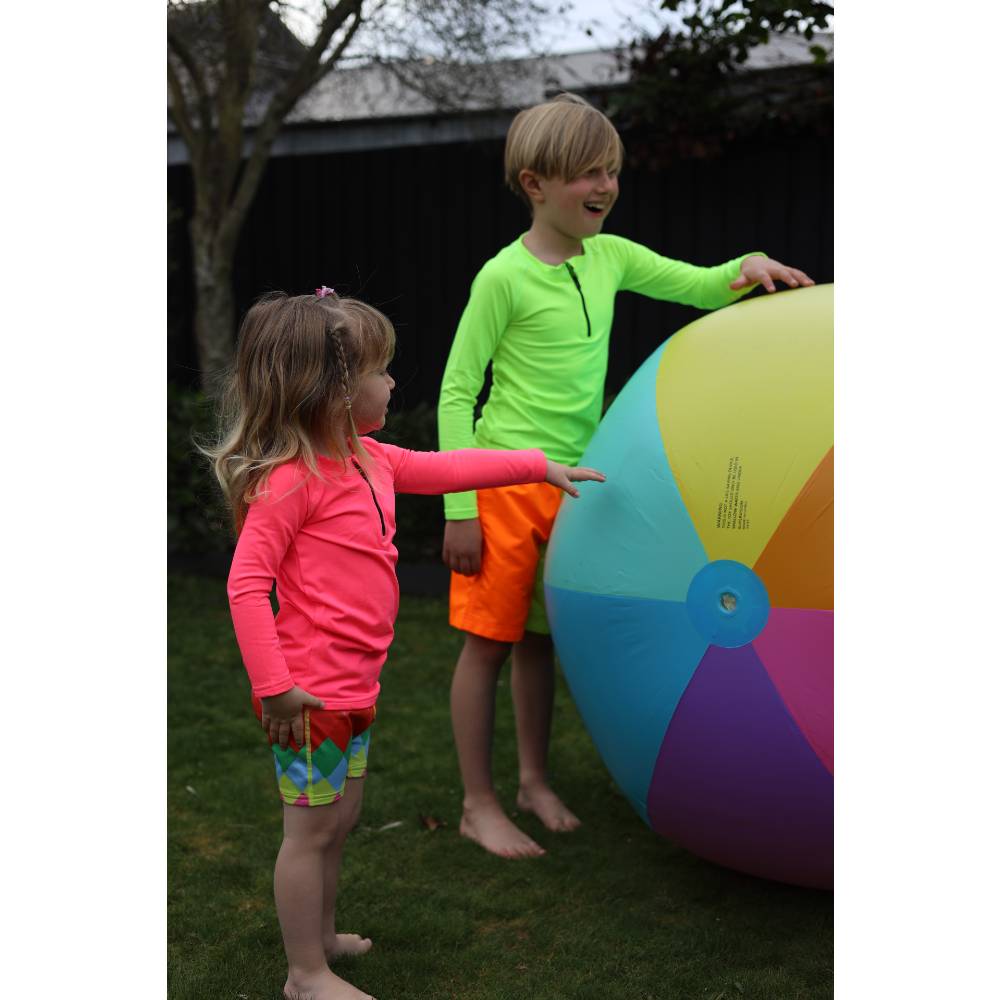 Neon by Nestling Brushed Zip Rashie