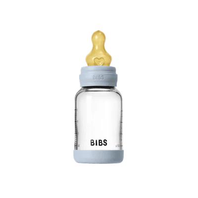 BIBS Glass Baby Bottle Complete Set - Latex