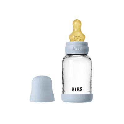 BIBS Glass Baby Bottle Complete Set - Latex