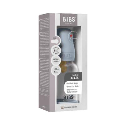 BIBS Glass Baby Bottle Complete Set - Latex
