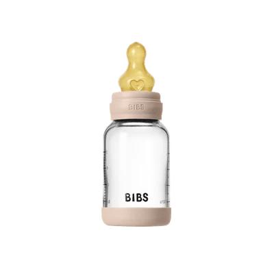 BIBS Glass Baby Bottle Complete Set - Latex