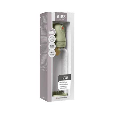 BIBS Glass Baby Bottle Complete Set - Latex
