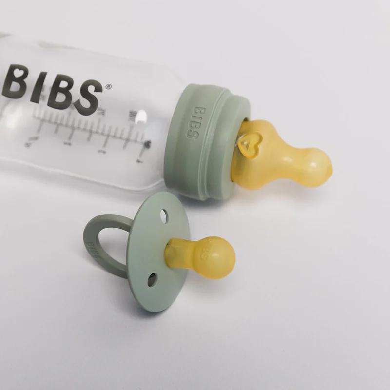BIBS Glass Baby Bottle Complete Set - Latex
