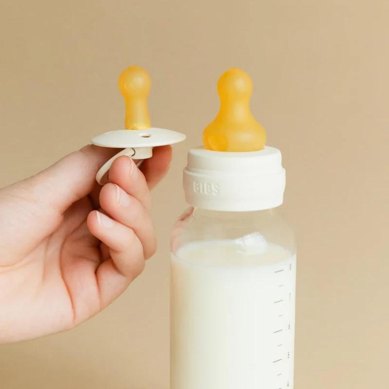 BIBS Glass Baby Bottle Complete Set - Latex