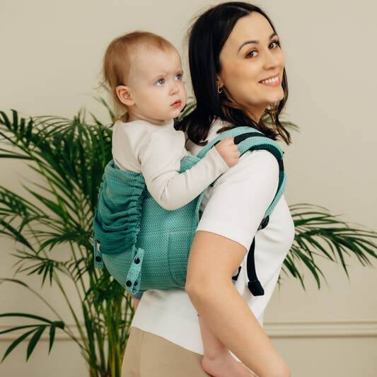 Lenny Lamb Standard Size Onbuhimo PRO - Herringbone | Out & About