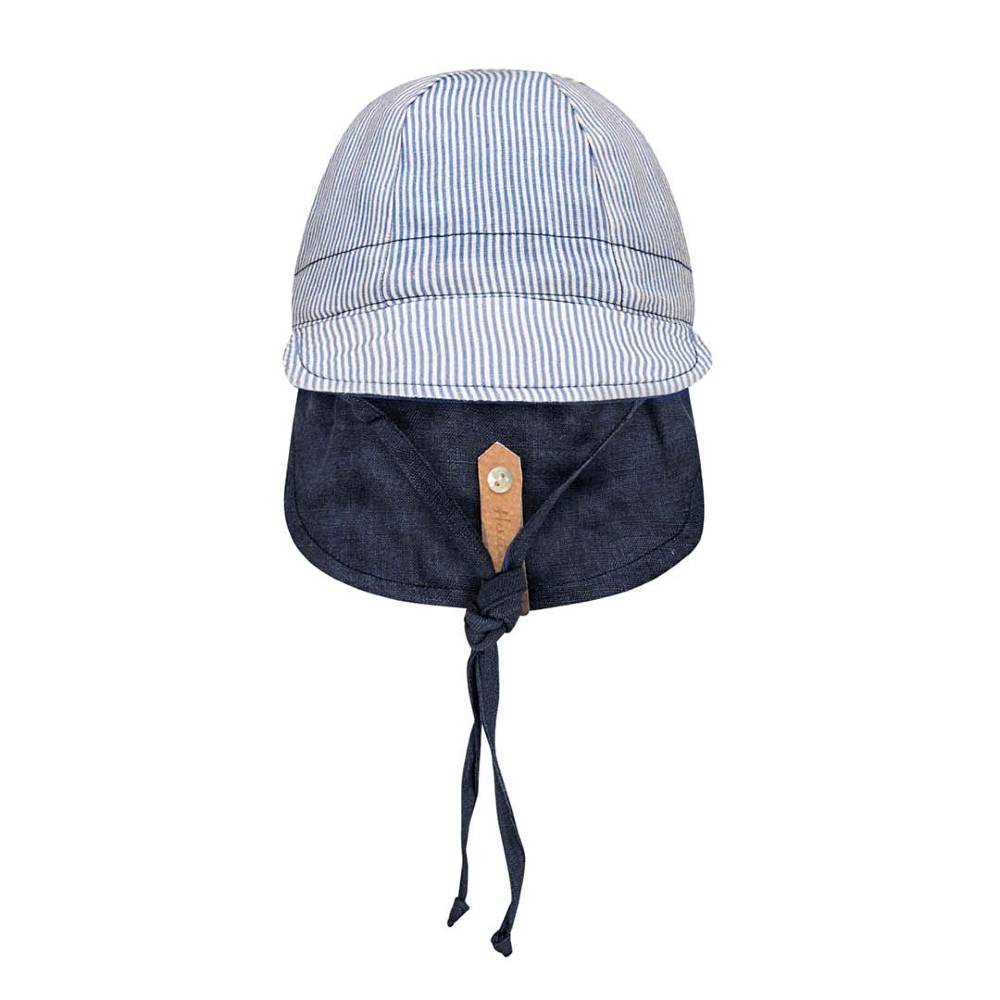 Bedhead Hats Heritage Collection - 'Lounger' Baby Reversible Legionnaire Flap Sun Hat