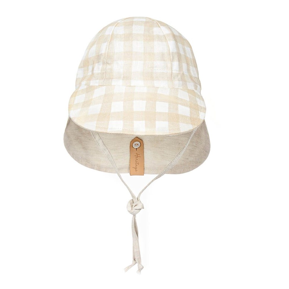 Bedhead Hats Heritage Collection - 'Lounger' Baby Reversible Legionnaire Flap Sun Hat