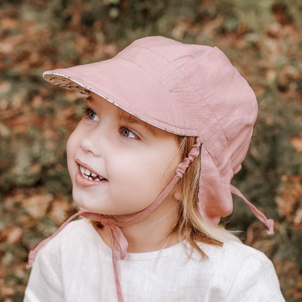 Bedhead Hats Heritage Collection - 'Lounger' Baby Reversible Legionnaire Flap Sun Hat