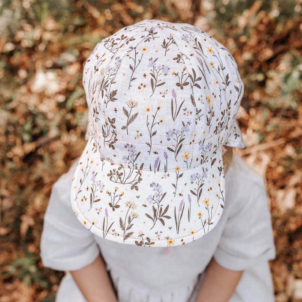 Bedhead Hats Heritage Collection - 'Lounger' Baby Reversible Legionnaire Flap Sun Hat