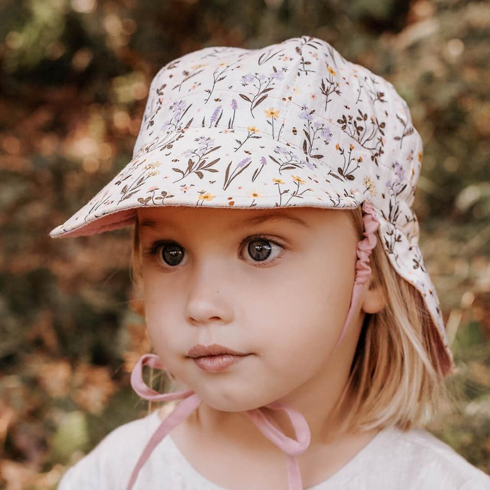 Bedhead Hats Heritage Collection - 'Lounger' Baby Reversible Legionnaire Flap Sun Hat