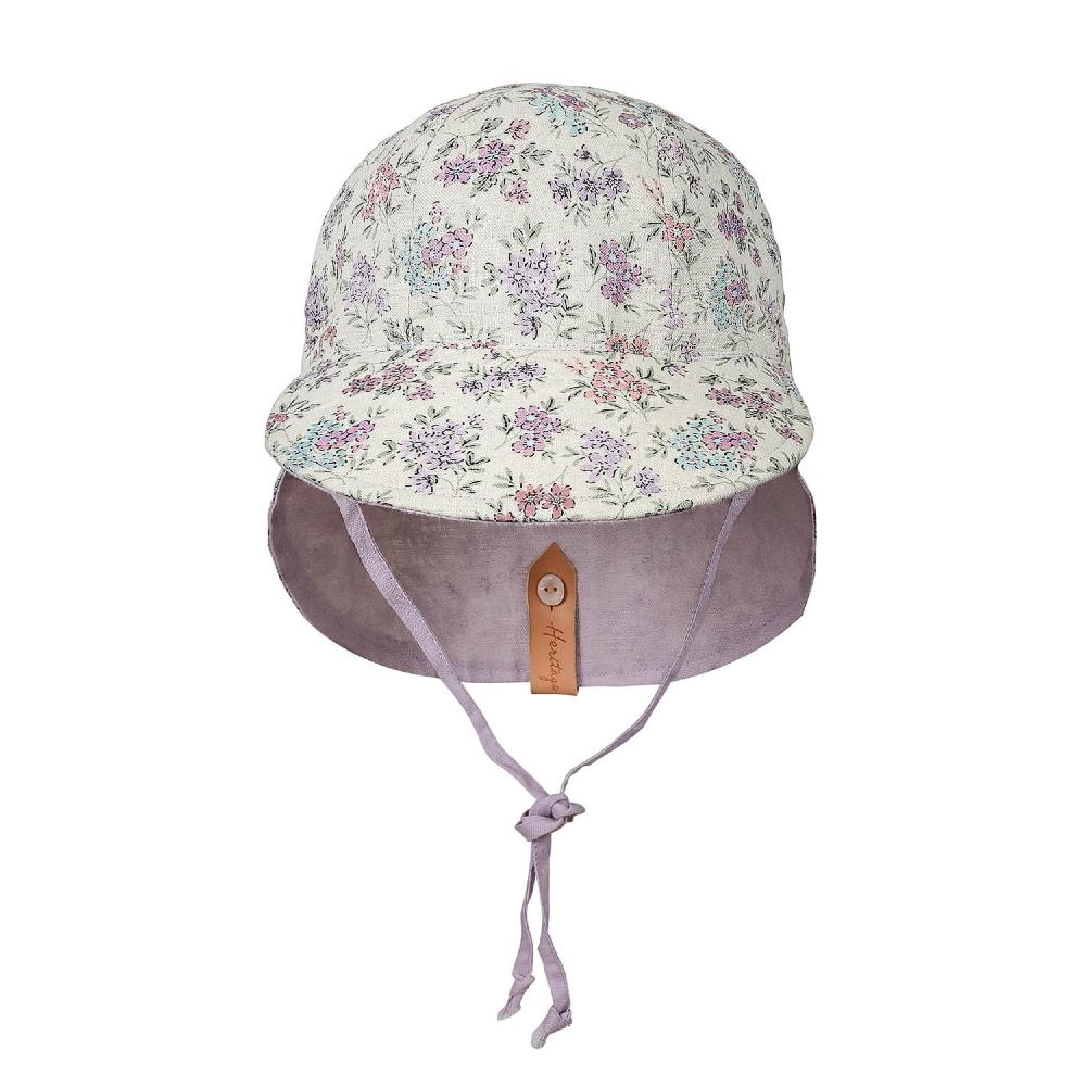 Bedhead Hats Heritage Collection - 'Lounger' Baby Reversible Legionnaire Flap Sun Hat