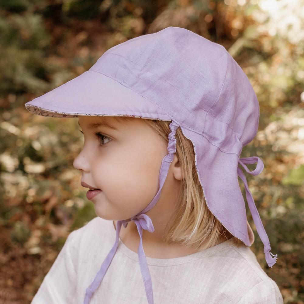 Bedhead Hats Heritage Collection - 'Lounger' Baby Reversible Legionnaire Flap Sun Hat