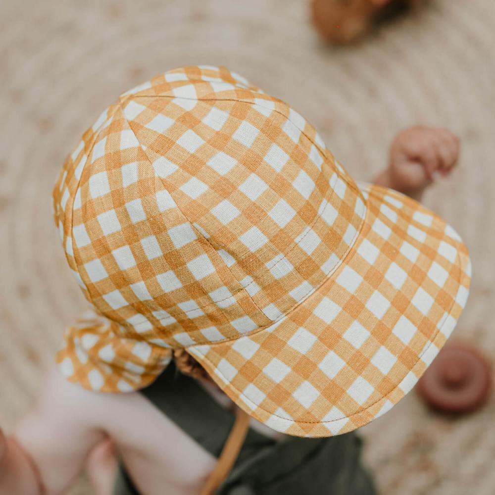 Bedhead Hats Heritage Collection - 'Lounger' Baby Reversible Legionnaire Flap Sun Hat