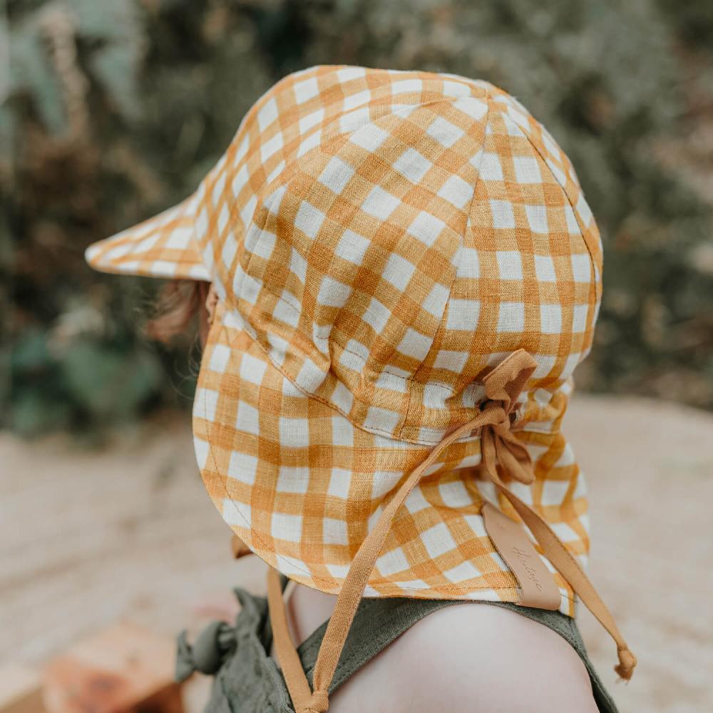 Bedhead Hats Heritage Collection - 'Lounger' Baby Reversible Legionnaire Flap Sun Hat