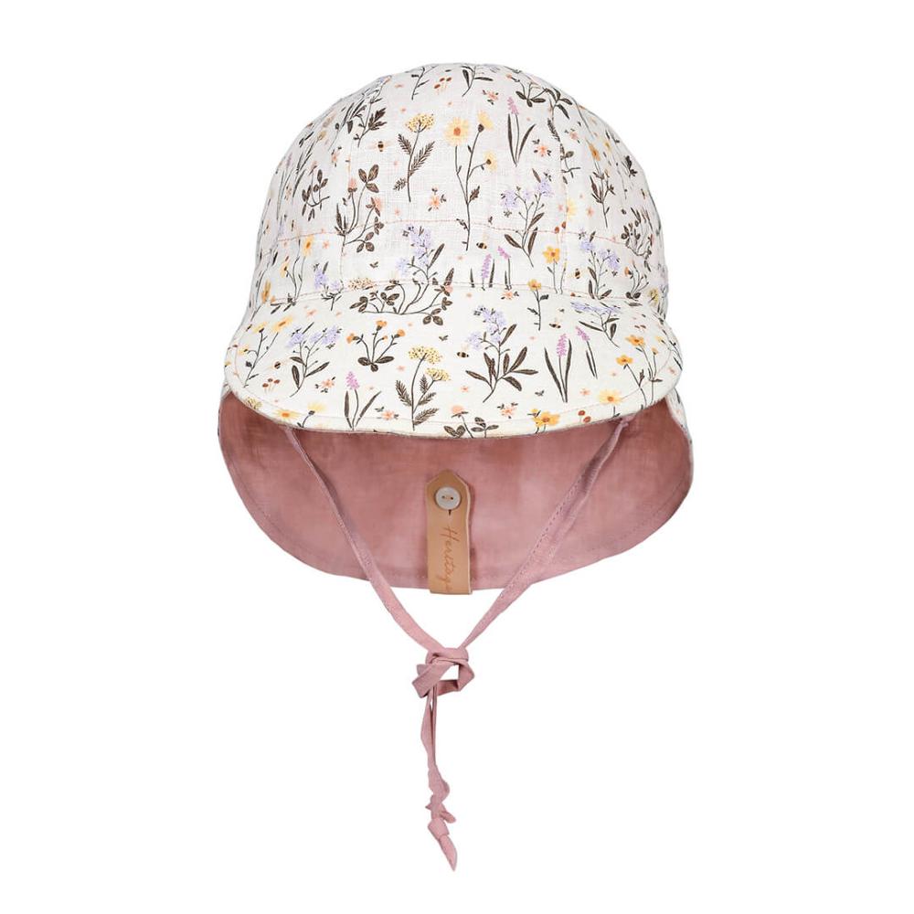 Bedhead Hats Heritage Collection - 'Lounger' Baby Reversible Legionnaire Flap Sun Hat