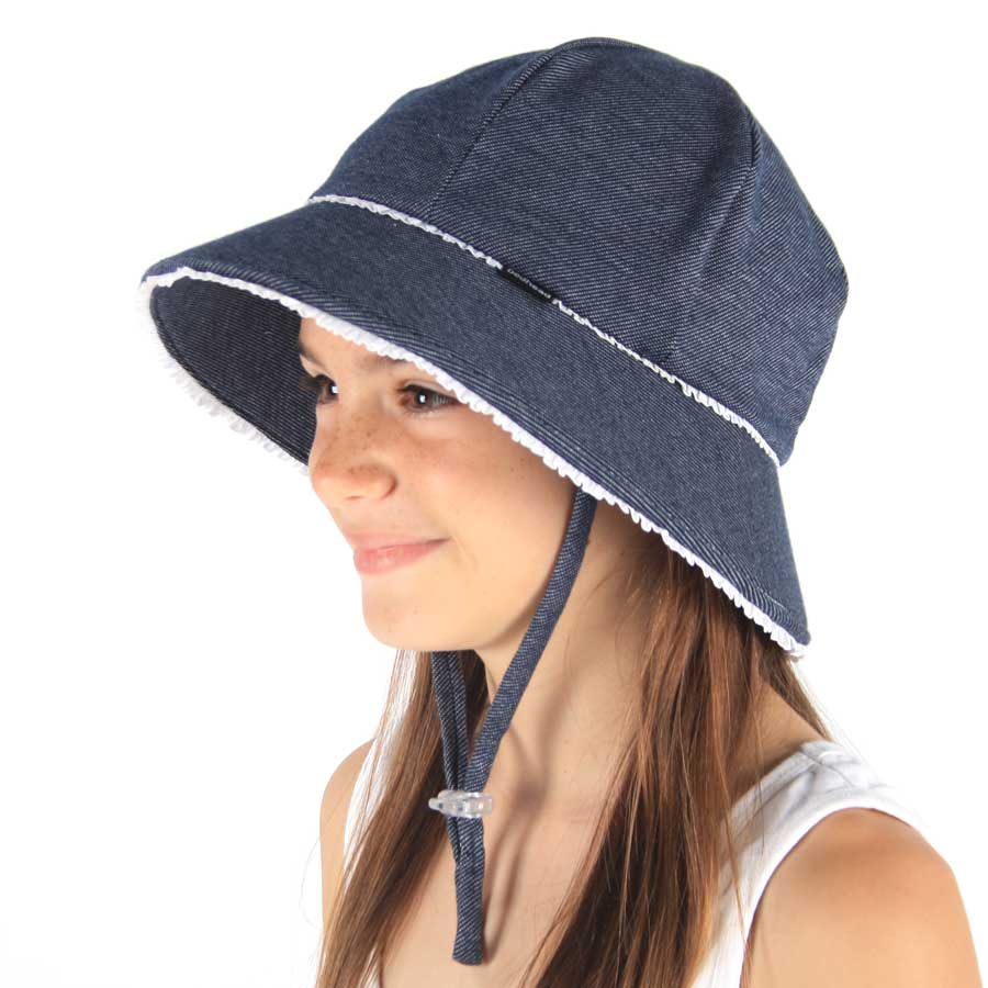 Bedhead Hats Ruffle Ponytail Bucket Sun Hat
