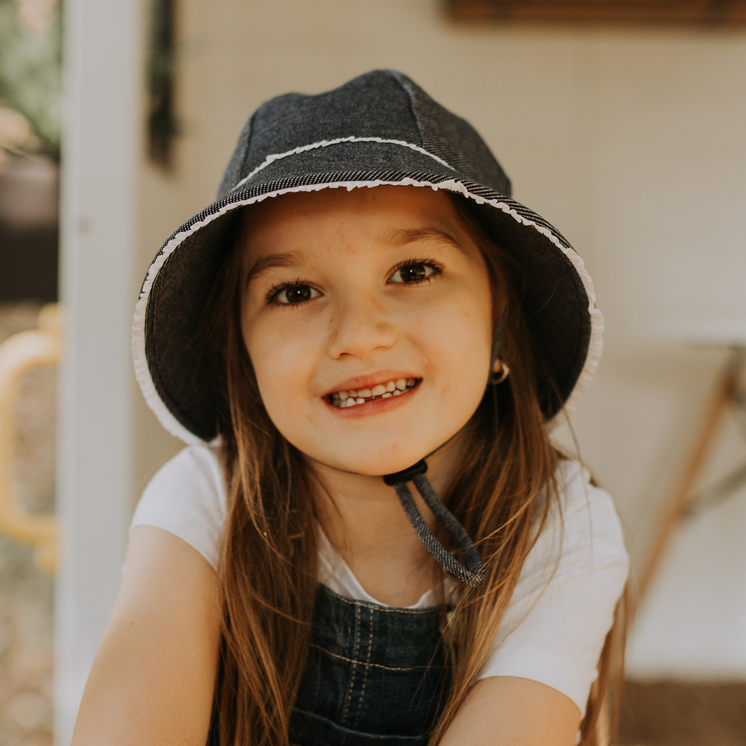 Bedhead Hats Ruffle Ponytail Bucket Sun Hat