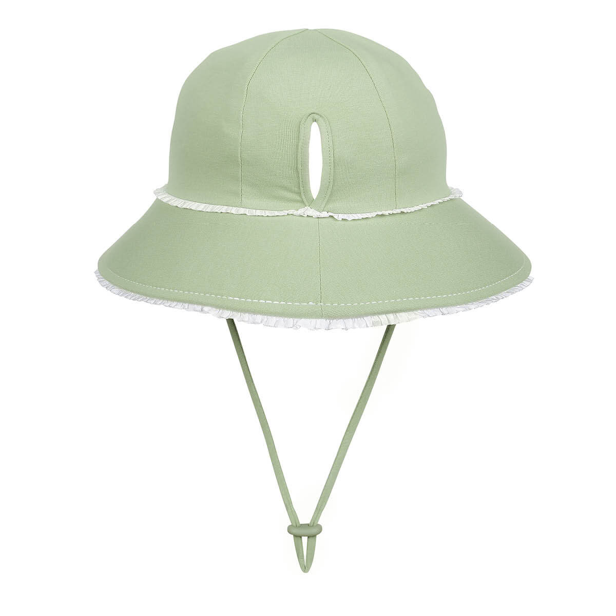 Bedhead Hats Ruffle Ponytail Bucket Sun Hat