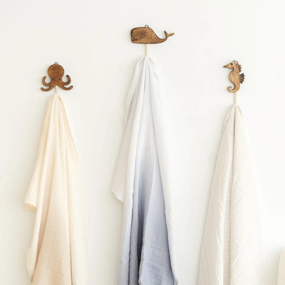 Crane Baby Cove Coastal Wall Hooks 4pk
