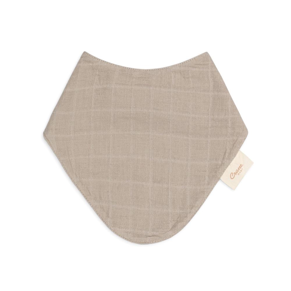 Crane Baby Organic Cotton Muslin Bandana Bib Set 3pk