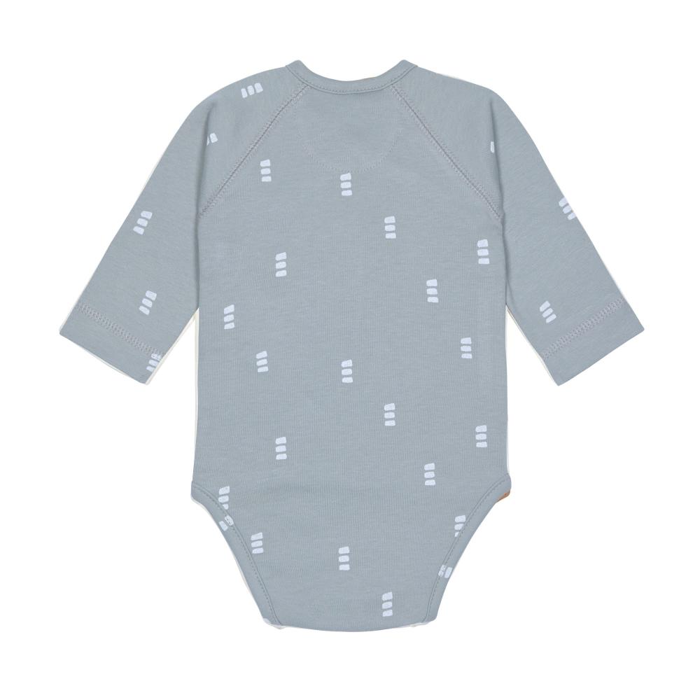 Lassig Organic Cotton Long Sleeve Kimono Bodysuit
