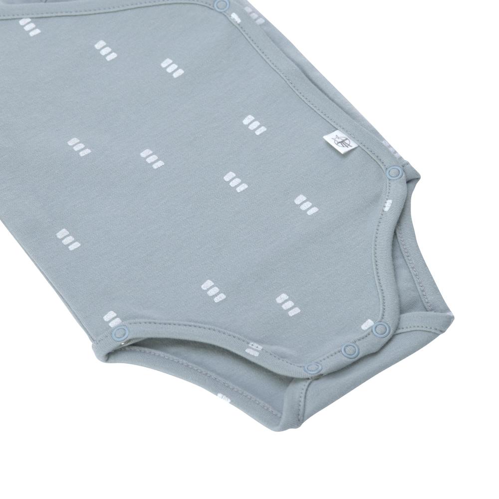 Lassig Organic Cotton Long Sleeve Kimono Bodysuit