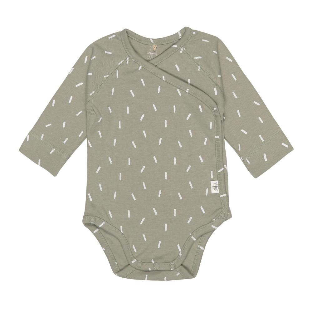 Lassig Organic Cotton Long Sleeve Kimono Bodysuit