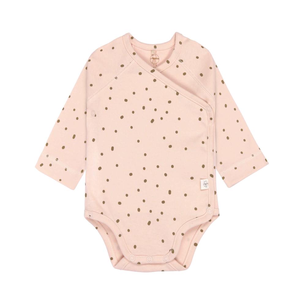 Lassig Organic Cotton Long Sleeve Kimono Bodysuit