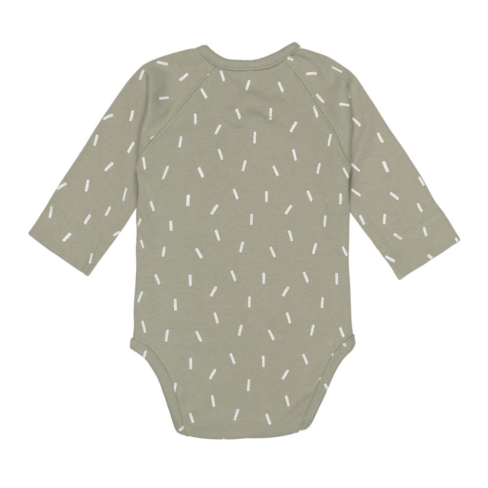 Lassig Organic Cotton Long Sleeve Kimono Bodysuit